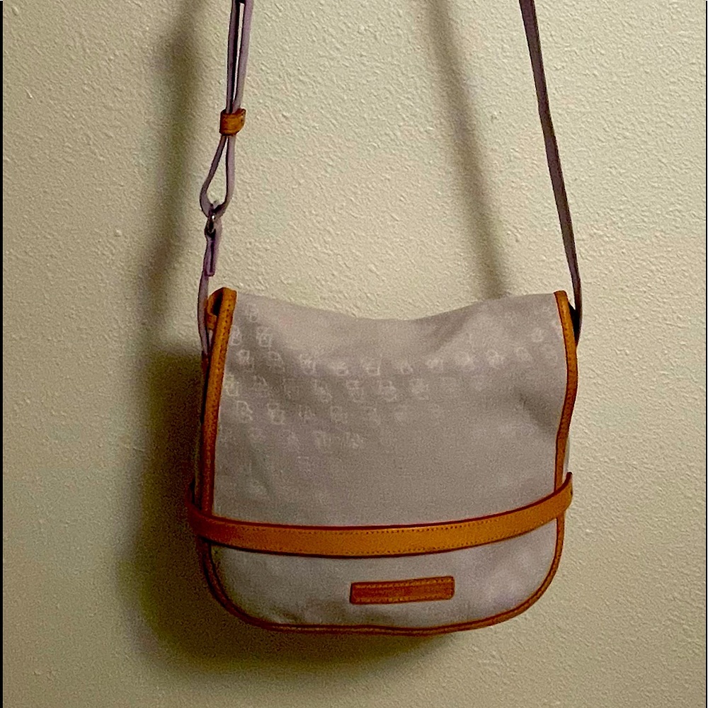 Dooney & Bourke lavender crossbody bag.